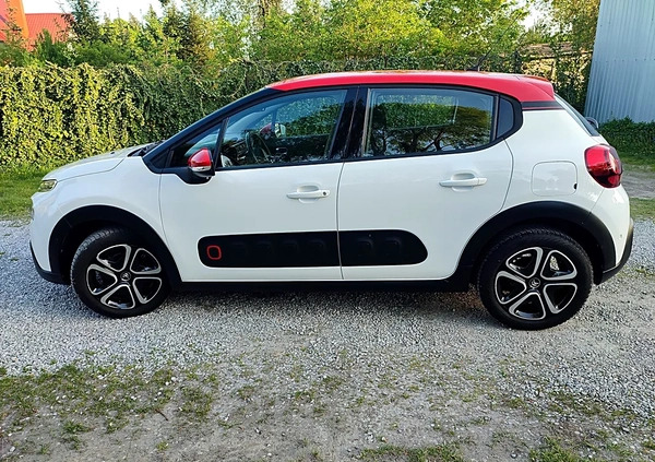 Citroen C3 cena 38900 przebieg: 141000, rok produkcji 2017 z Lubartów małe 466